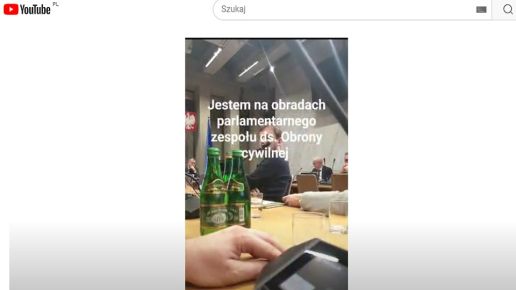 Nasz przedstawiciel na posiedzeniu parlamentarnego zespołu ds. obrony cywilnej